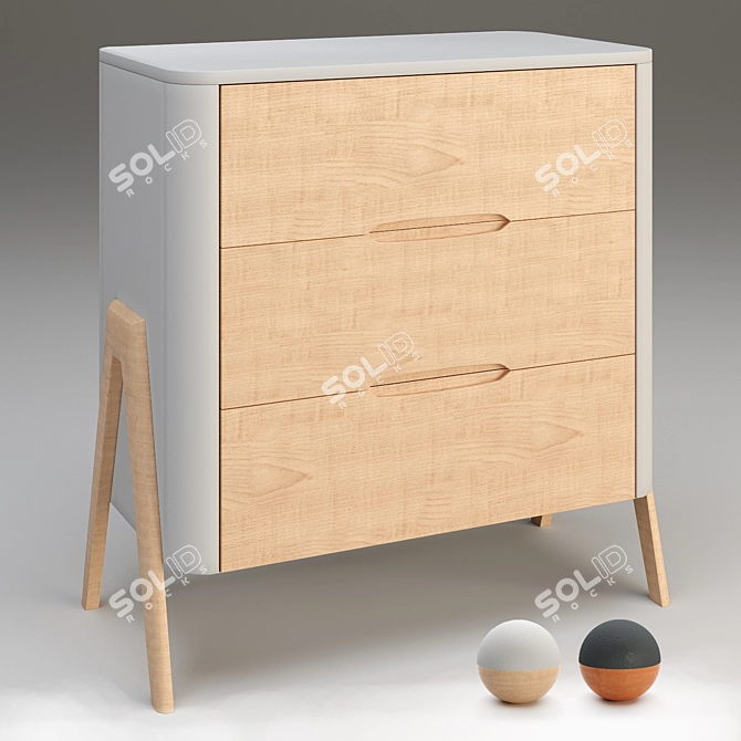 TORSTEN KOMOD Chest of Drawers 3D model image 7