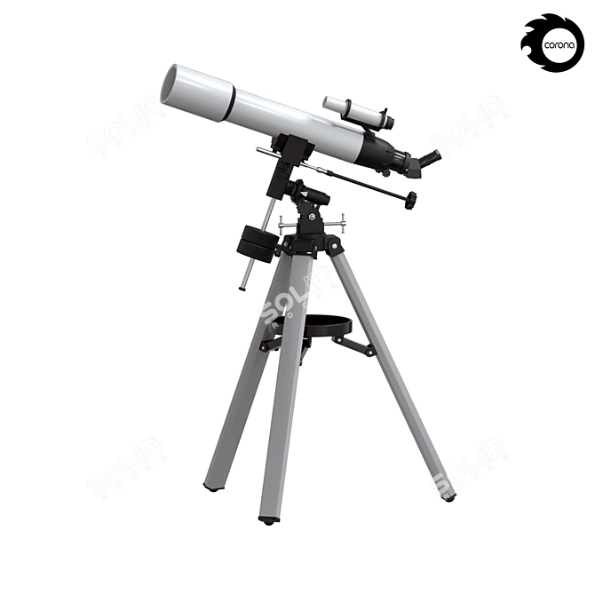 Xiaomi Polar BeeBest Telescope: Crystal Clear Views 3D model image 1