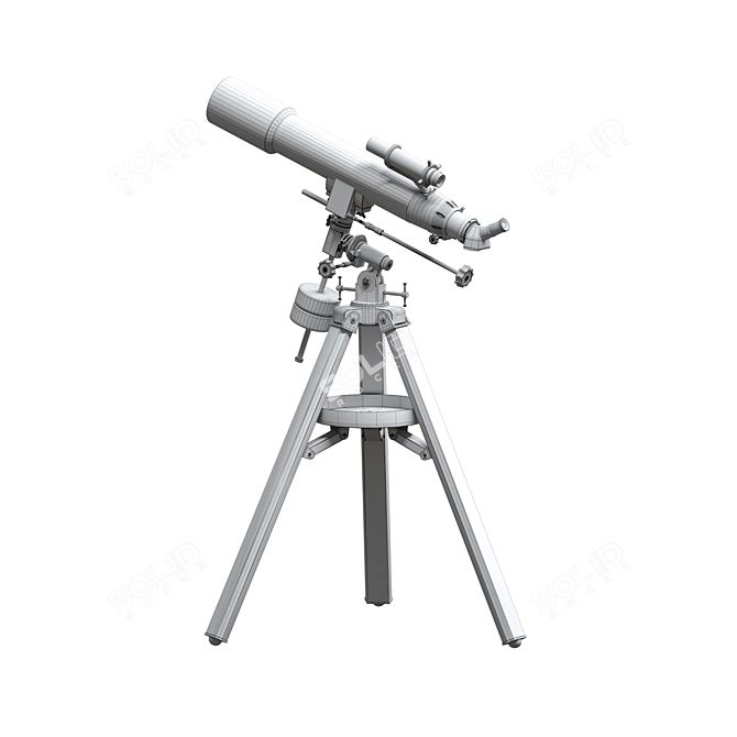 Xiaomi Polar BeeBest Telescope: Crystal Clear Views 3D model image 4