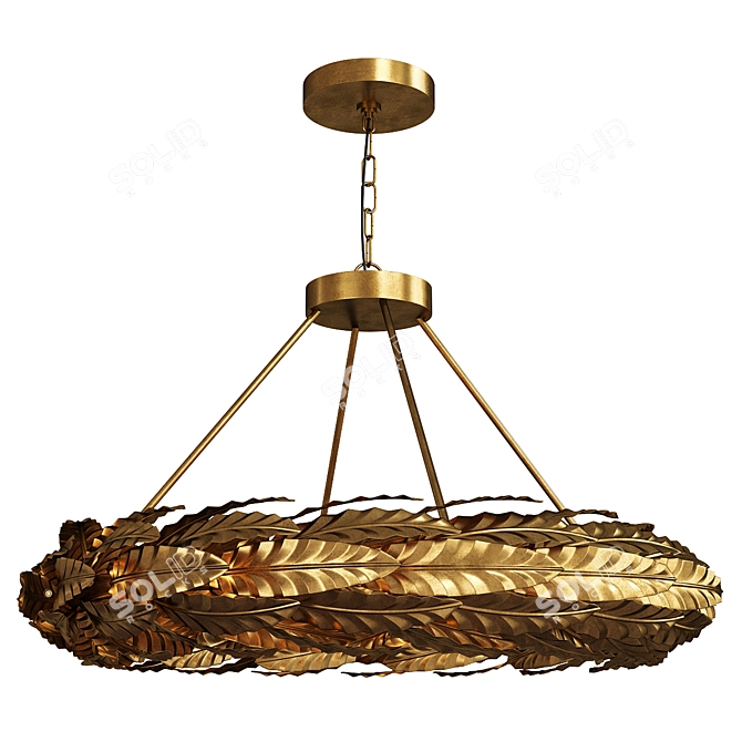 Apollo Small Chandelier: Elegant Illumination for Any Space 3D model image 1