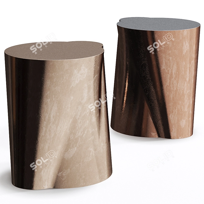 Minimalist Noor Coffee Table: Delcourt Design 3D model image 1