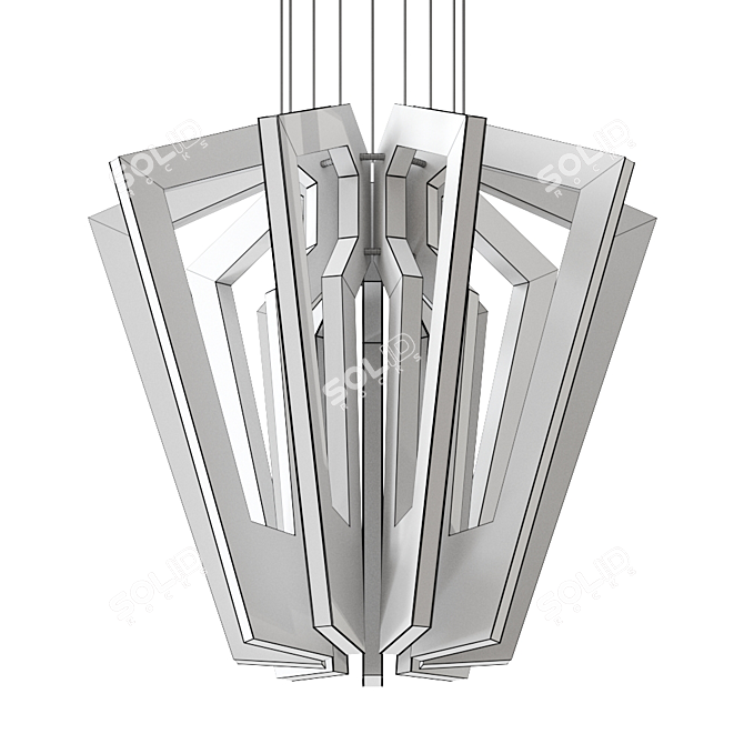 Title: Elegant Salla Pendant Lamp 3D model image 4
