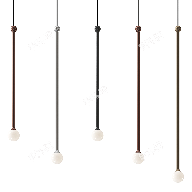 STORM Pendant Lamp: Contemporary Elegance by Penta 3D model image 3