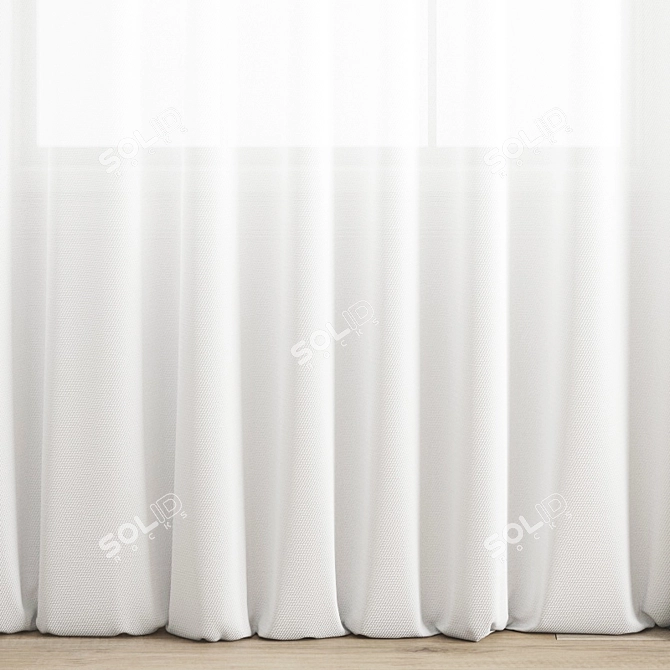 Polygonal Curtain Model: High Quality & Versatile 3D model image 4