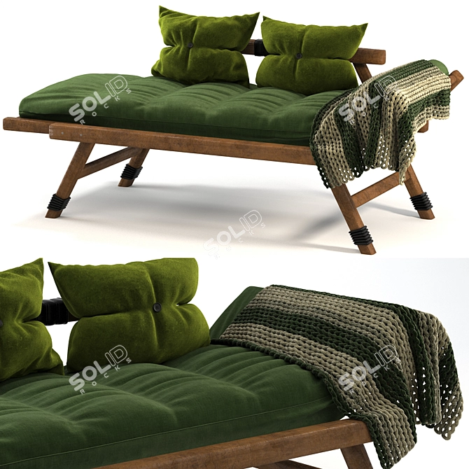 Elegant Allegro Sofa: Stylish & Comfortable 3D model image 1