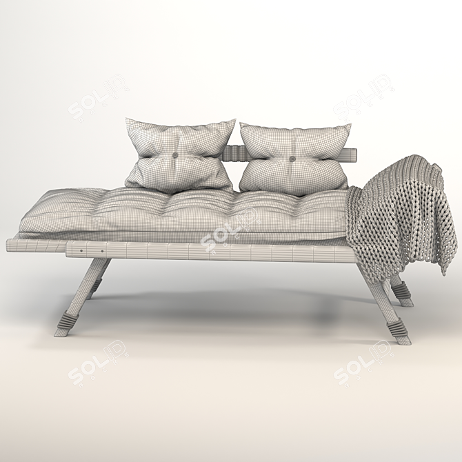 Elegant Allegro Sofa: Stylish & Comfortable 3D model image 3