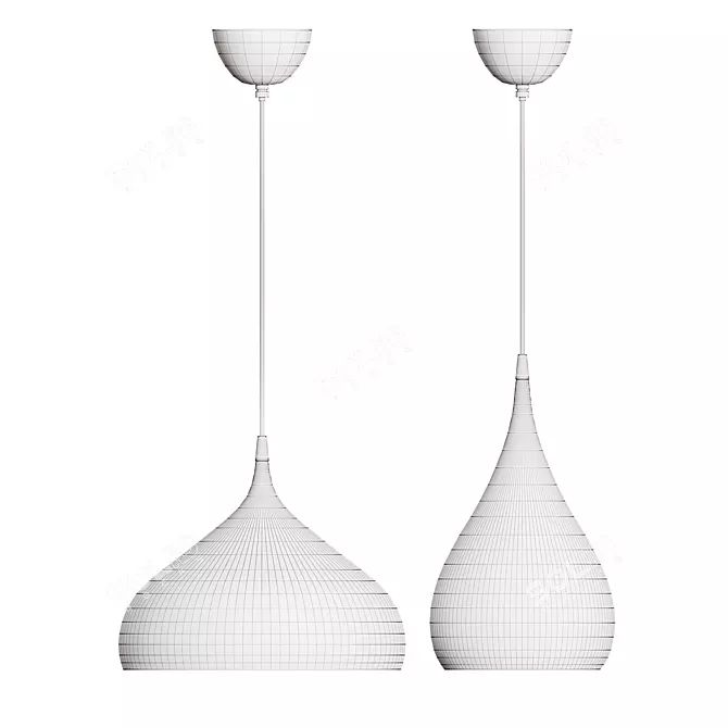 Innovative Spinning Pendant Lamp 3D model image 5