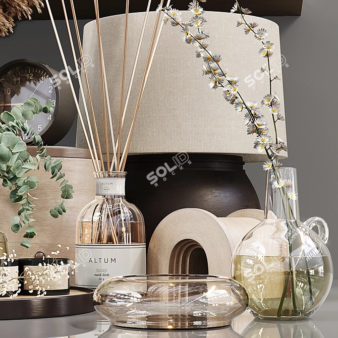 Elegant Decor Set: Detailed, High Quality 3D model image 4