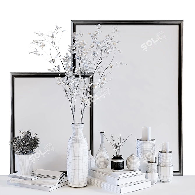 Modern Decor Set: 2015 Version 3D model image 7