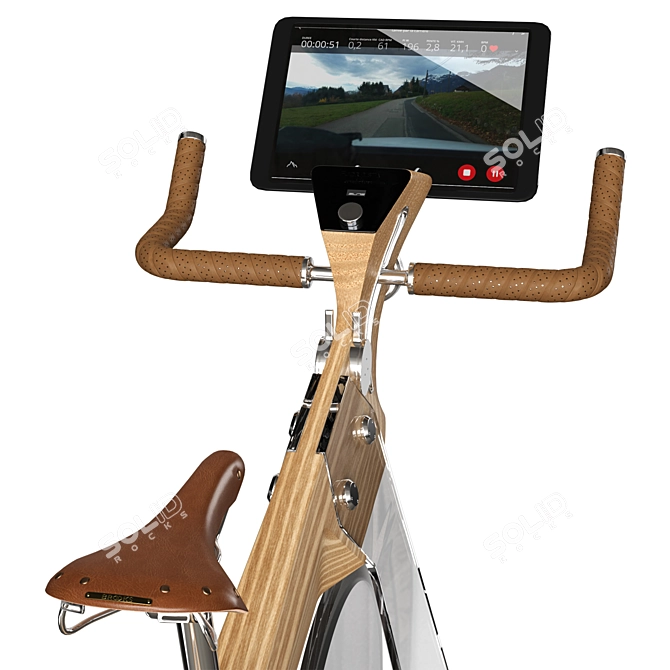 Sculptural Indoor Bike: Fuoripista 3D model image 6