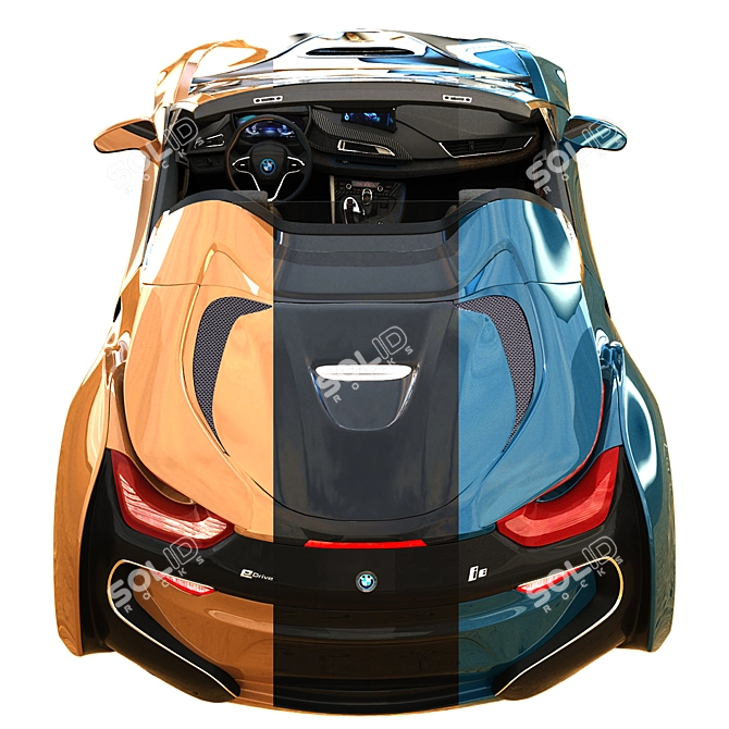 Luxury Speed: BMW i8 Roadster 3D model image 5