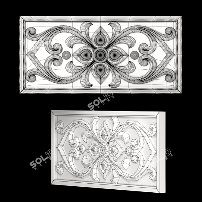 Dekor Panel 2021: Versatile CNC-Cut Design 3D model image 2