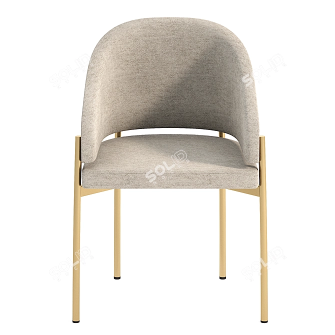 Modern IRVING Chair: Stylish and Comfortable 3D model image 2