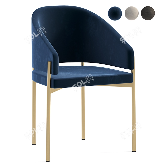 Modern IRVING Chair: Stylish and Comfortable 3D model image 6