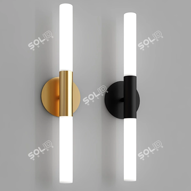 Elegant WINFRED Wall Sconce 3D model image 1