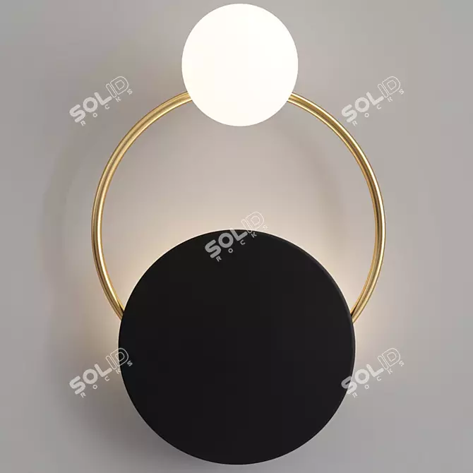 Elegant EDWIN Sconce: Illuminate Your Space 3D model image 2