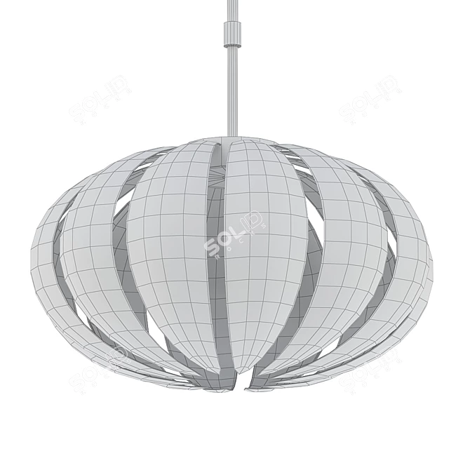 Elegant Drum Pendant 3D model image 2