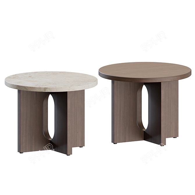 Modern Androgyne Side Table 3D model image 4