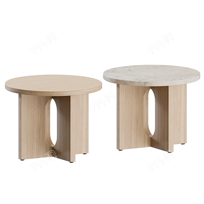 Modern Androgyne Side Table 3D model image 5