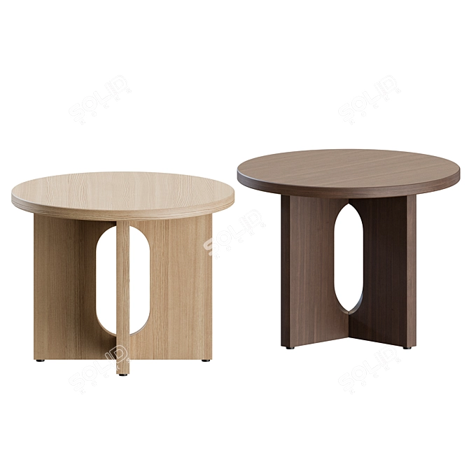 Modern Androgyne Side Table 3D model image 6