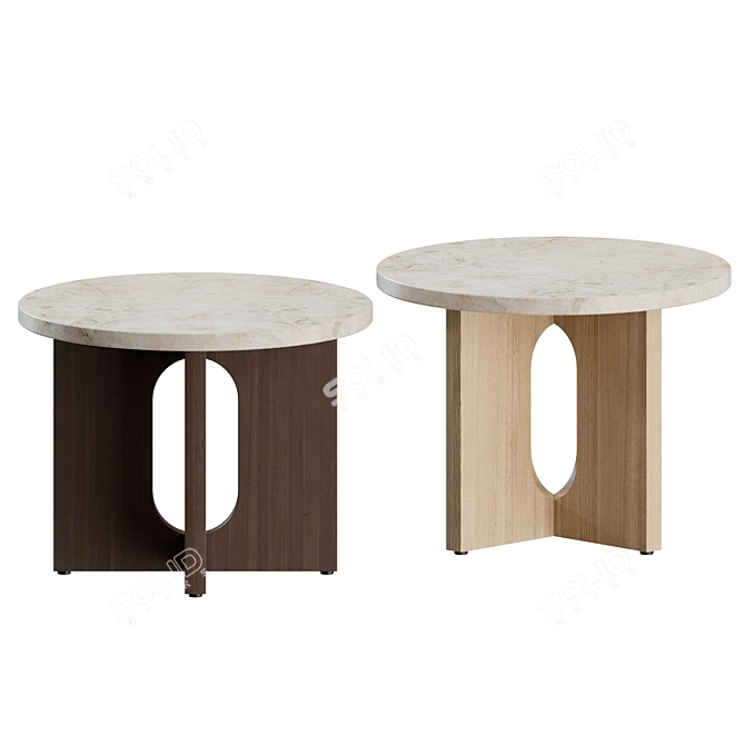 Modern Androgyne Side Table 3D model image 7