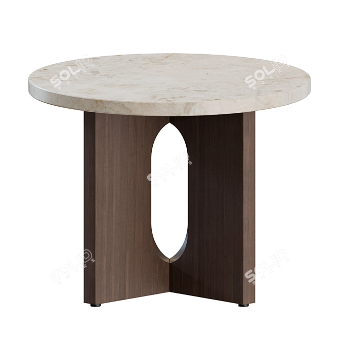 Modern Androgyne Side Table 3D model image 8
