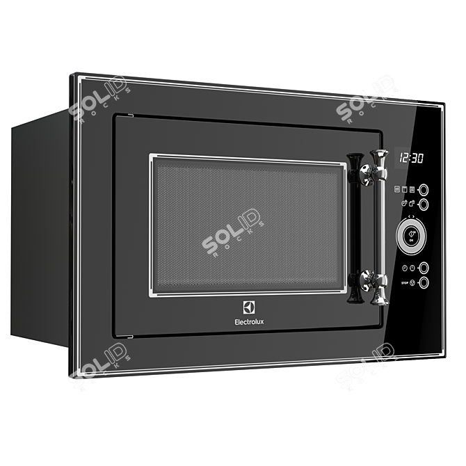 Sleek and Efficient Electrolux  Microwave 3D model image 3