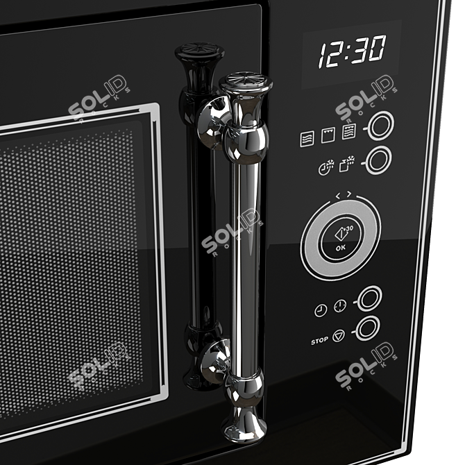 Sleek and Efficient Electrolux  Microwave 3D model image 5