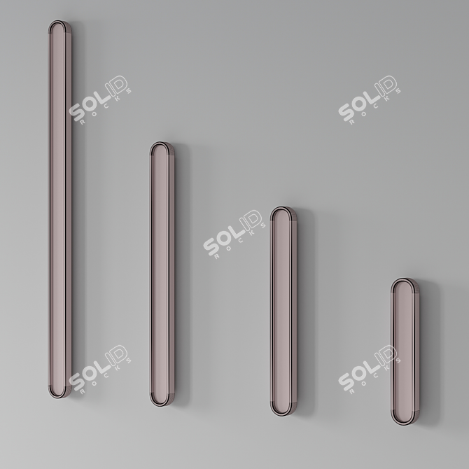 Nordic Line Wall Lamp 3D model image 2