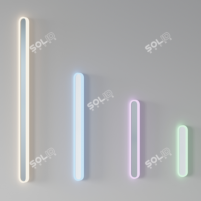 Nordic Line Wall Lamp 3D model image 5