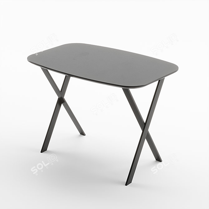 Modern Meridiani Burt Desk 3D model image 5