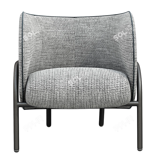 Elegant Royce Armchair - Modern Design 3D model image 7