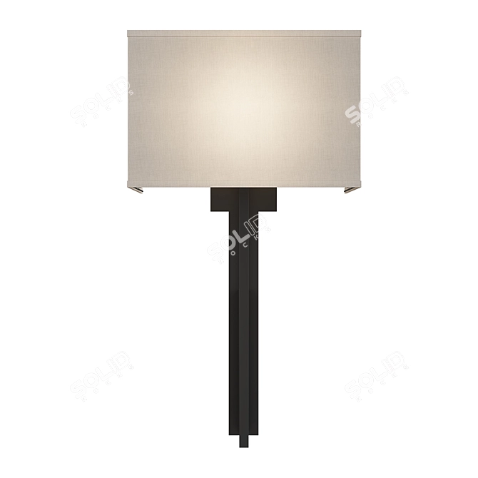 Sleek Holly Hunt Blade Sconce 3D model image 2