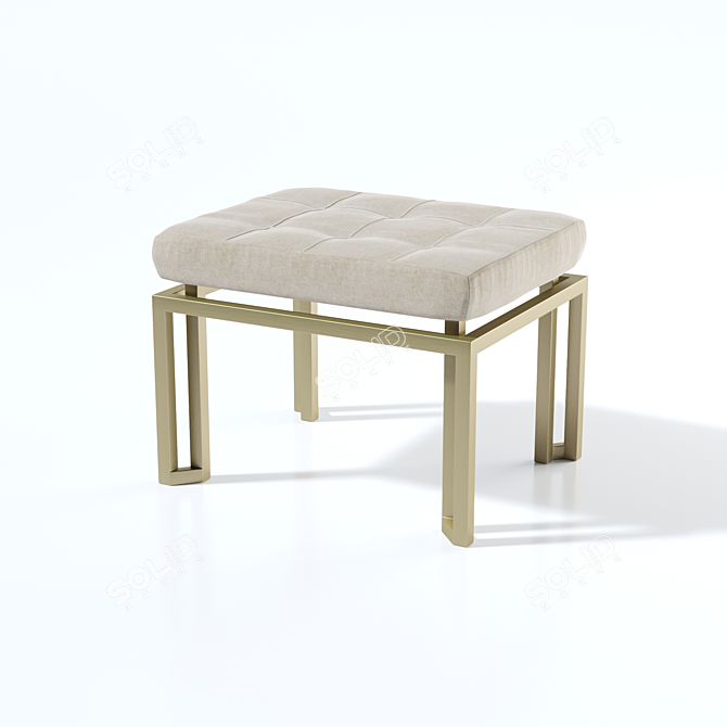 Luxury Oro Pouf by Tosconova 3D model image 1