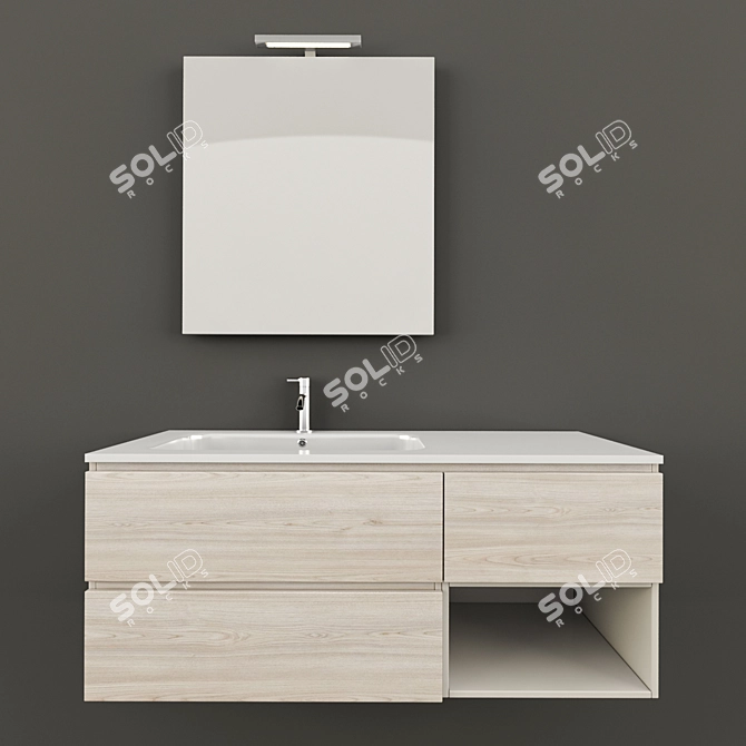 Lasaidea XIL 09 Bathroom Vanity 3D model image 1