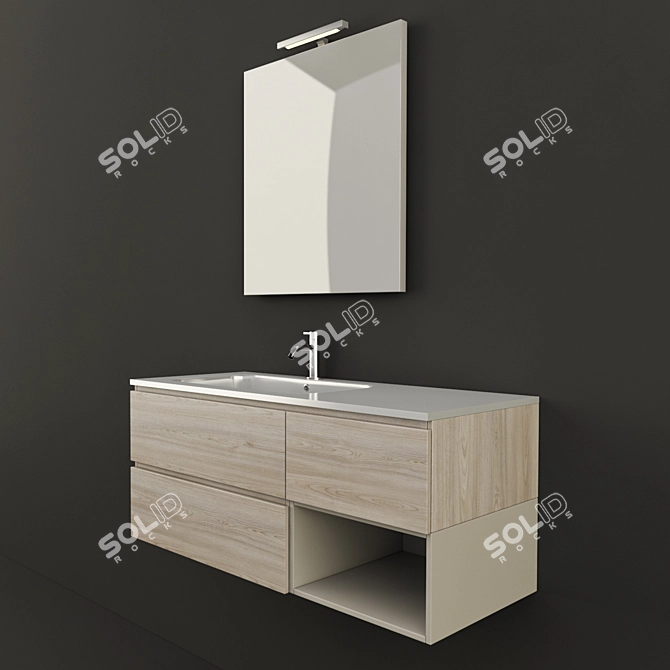 Lasaidea XIL 09 Bathroom Vanity 3D model image 2