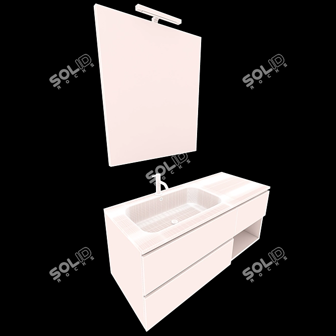 Lasaidea XIL 09 Bathroom Vanity 3D model image 6