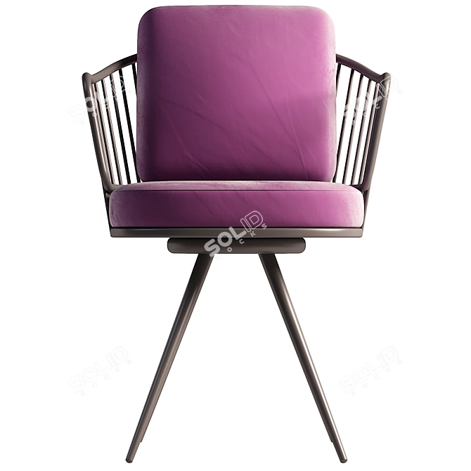 Modern 3Ds Max Armchair 3D model image 2