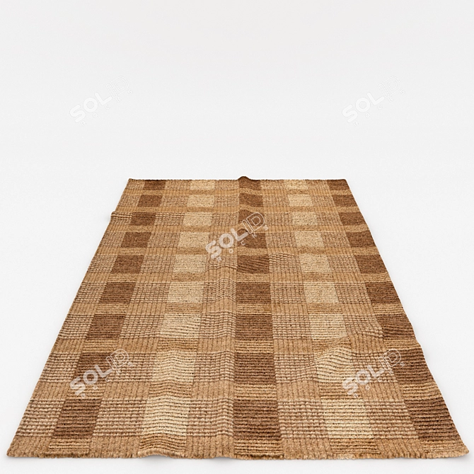 Versatile Rug Set - 6 Unique Designs 3D model image 5