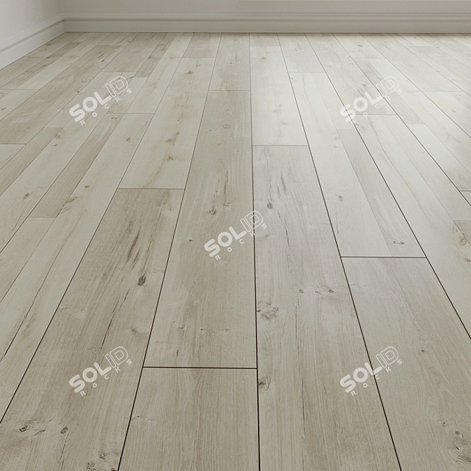 Urban Oak Laminate Flooring 3D model image 1