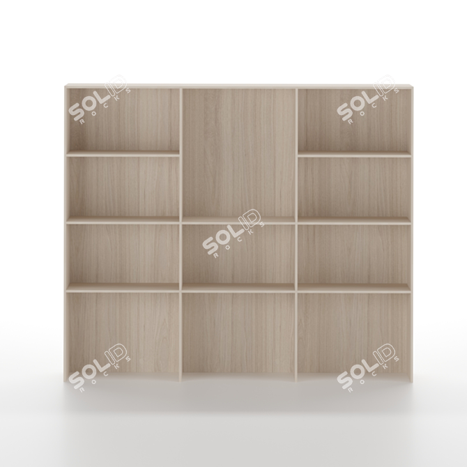 Sleek Polys:192 Cupboard 3D model image 1