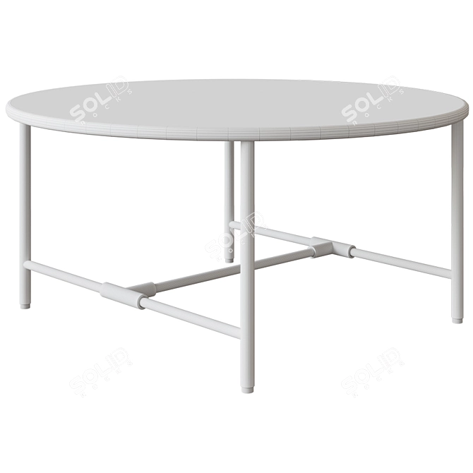 Stylish La Redoute Botello Coffee Table 3D model image 2