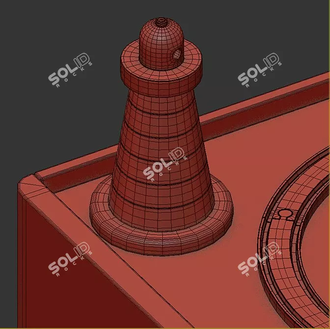 IKEA Kids Room Set: Activity Table, Stool & Wall Storage 3D model image 4