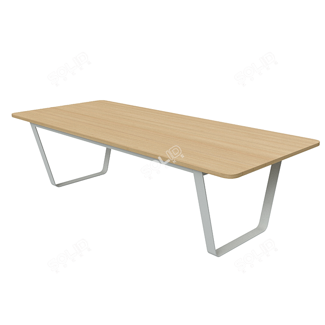 Exquisite Air Dining Table 3D model image 4