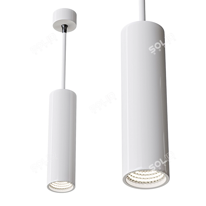 Modern LED Pendant Light 3D model image 1