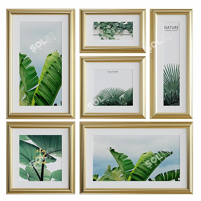  Delux Frame Collection - 12 Designs 3D model image 1