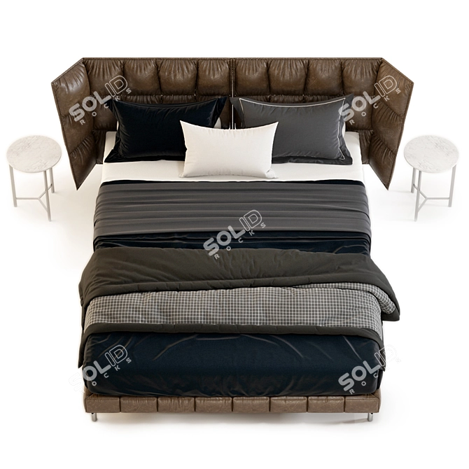 Ultimate Husk Bed: Top Quality & Unmatched Comfort 3D model image 5