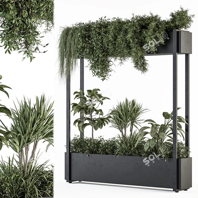 Green Oasis: Indoor Plant Set 3D model image 2