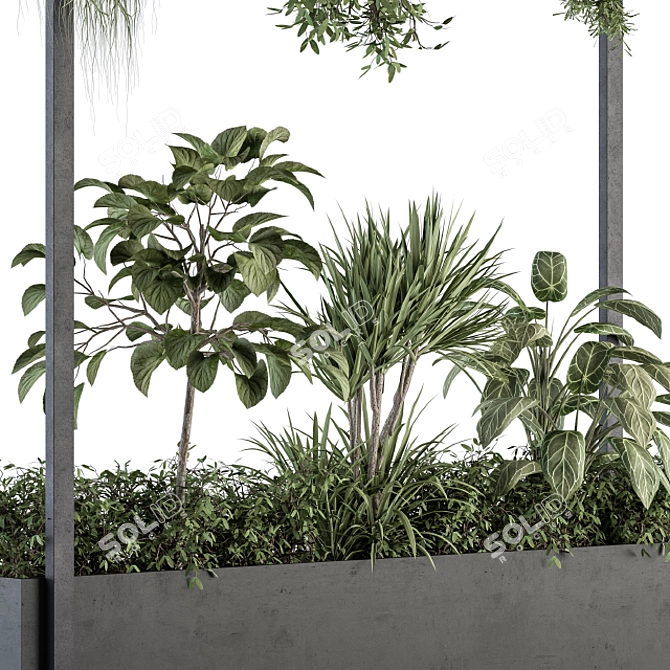 Green Oasis: Indoor Plant Set 3D model image 3