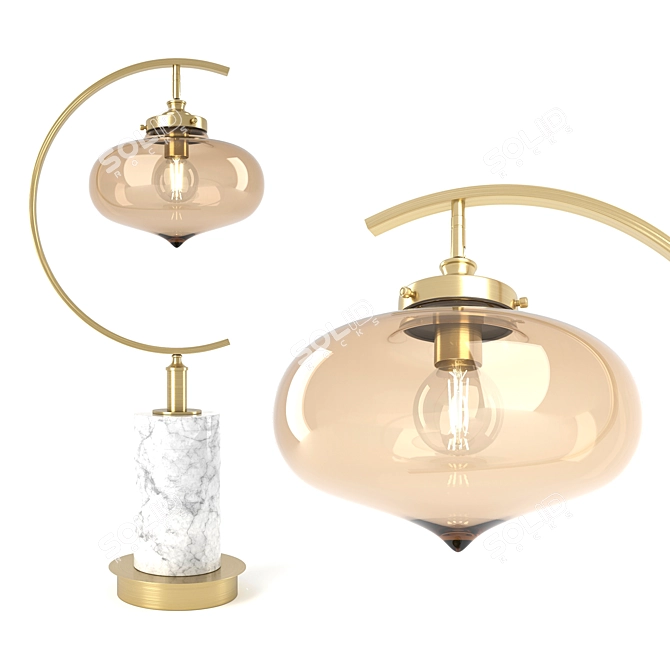 Elegant Table Lamp for Stylish Decor 3D model image 1